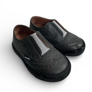 Kids Gray Dress Shoes